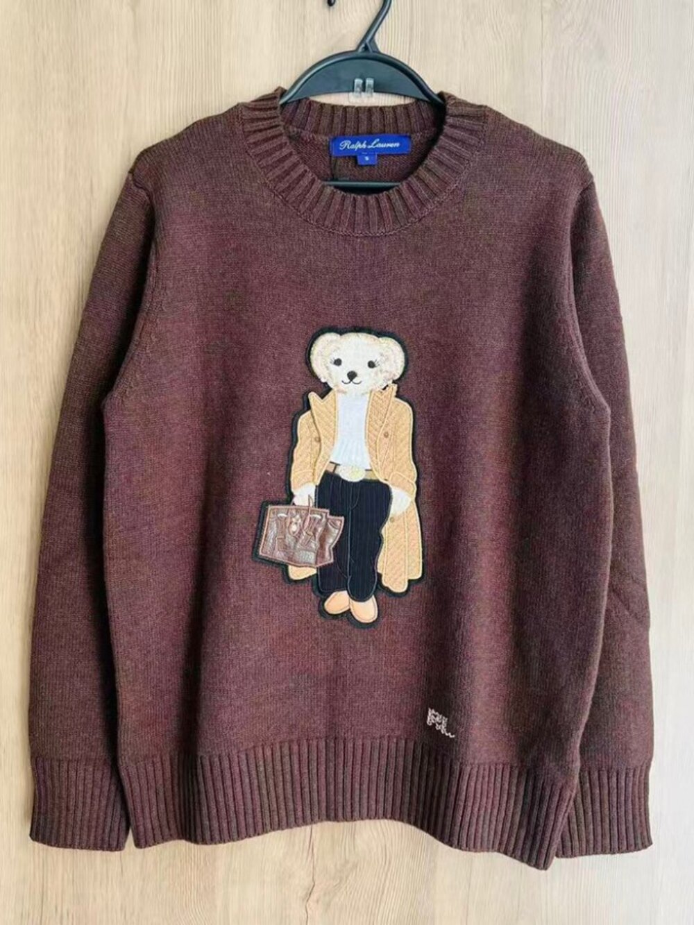 Ralph Lauren Purple Label Lady Bear Cashmere Sweater